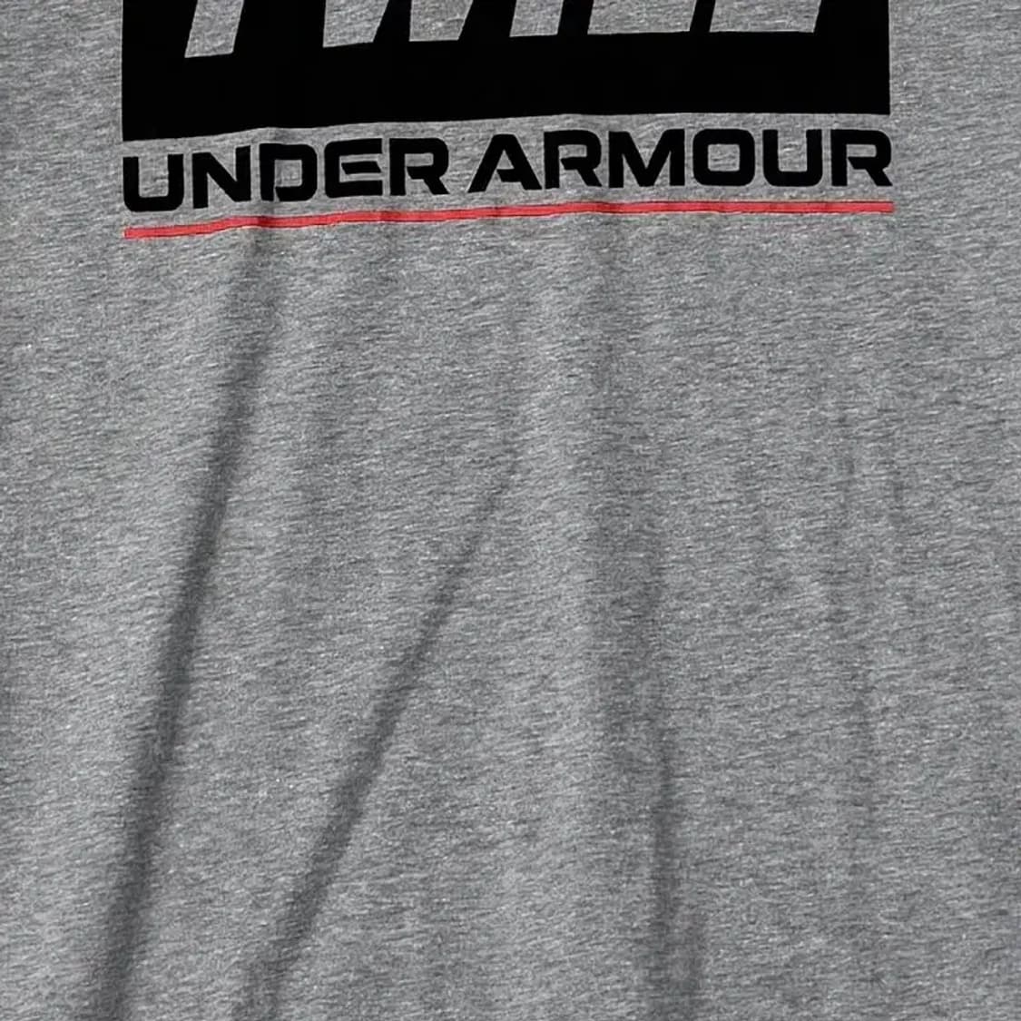 언더아머 프린팅 라이트 그레이 반팔 티 LG/G/G 상품이미지5