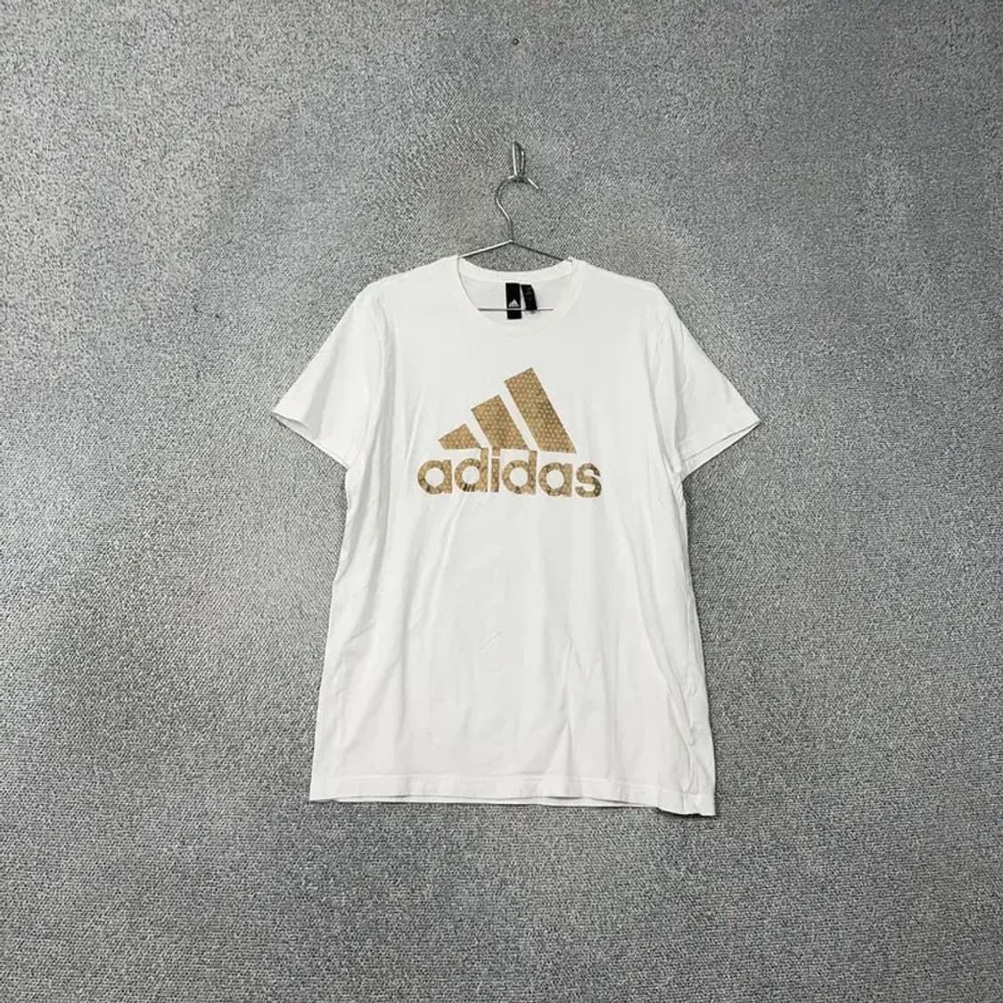 아디다스 오리지날 빅로고 빅사이즈 화이트 반팔 티 3XL 상품이미지1