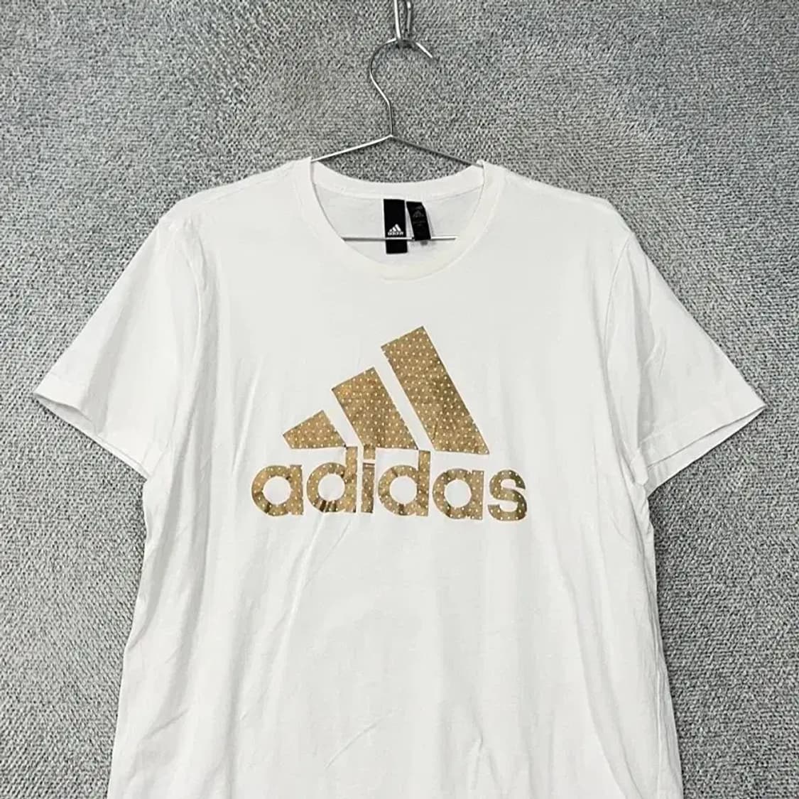 아디다스 오리지날 빅로고 빅사이즈 화이트 반팔 티 3XL 상품이미지3