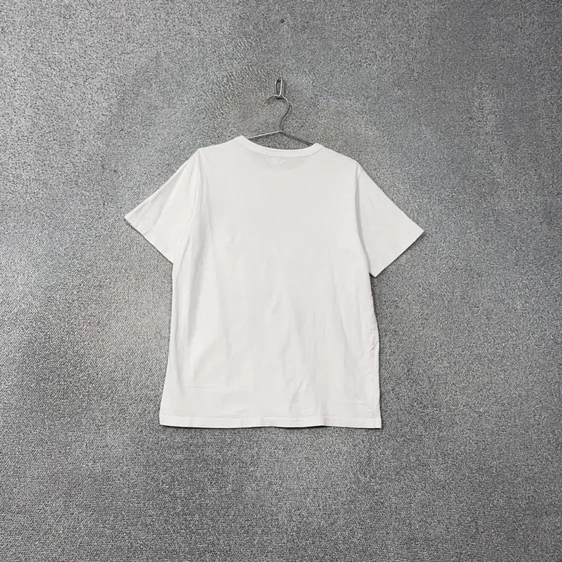 커버낫 프린팅 로고 화이트 반팔 티 MEDIUM 상품이미지2