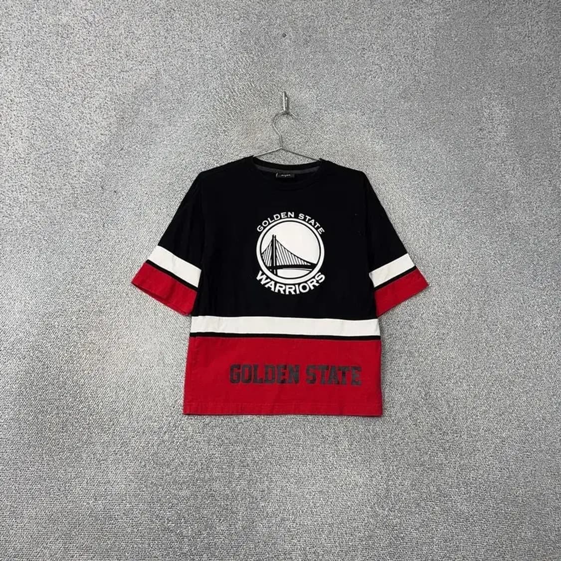NBA 골든 스테이트 프린팅 빈티지 반팔티 S 상품이미지1