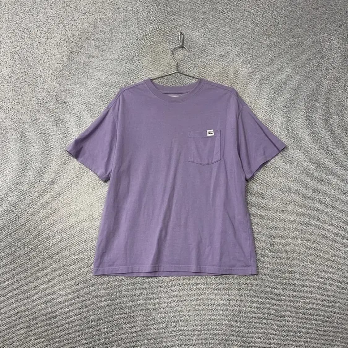 젝시믹스 라이트 퍼플 캐주얼 포켓 로고 반팔 티 S 상품이미지1