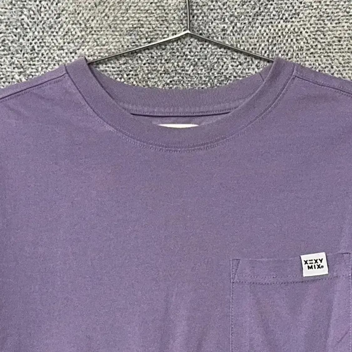 젝시믹스 라이트 퍼플 캐주얼 포켓 로고 반팔 티 S 상품이미지3