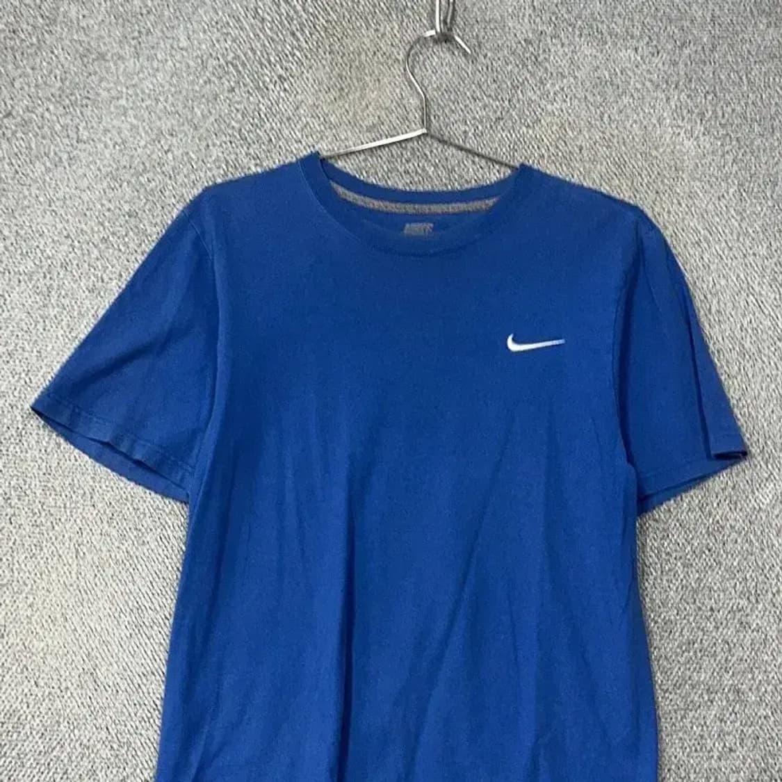 나이키 블루 로고 남성 캐주얼 반팔티 S 상품이미지3