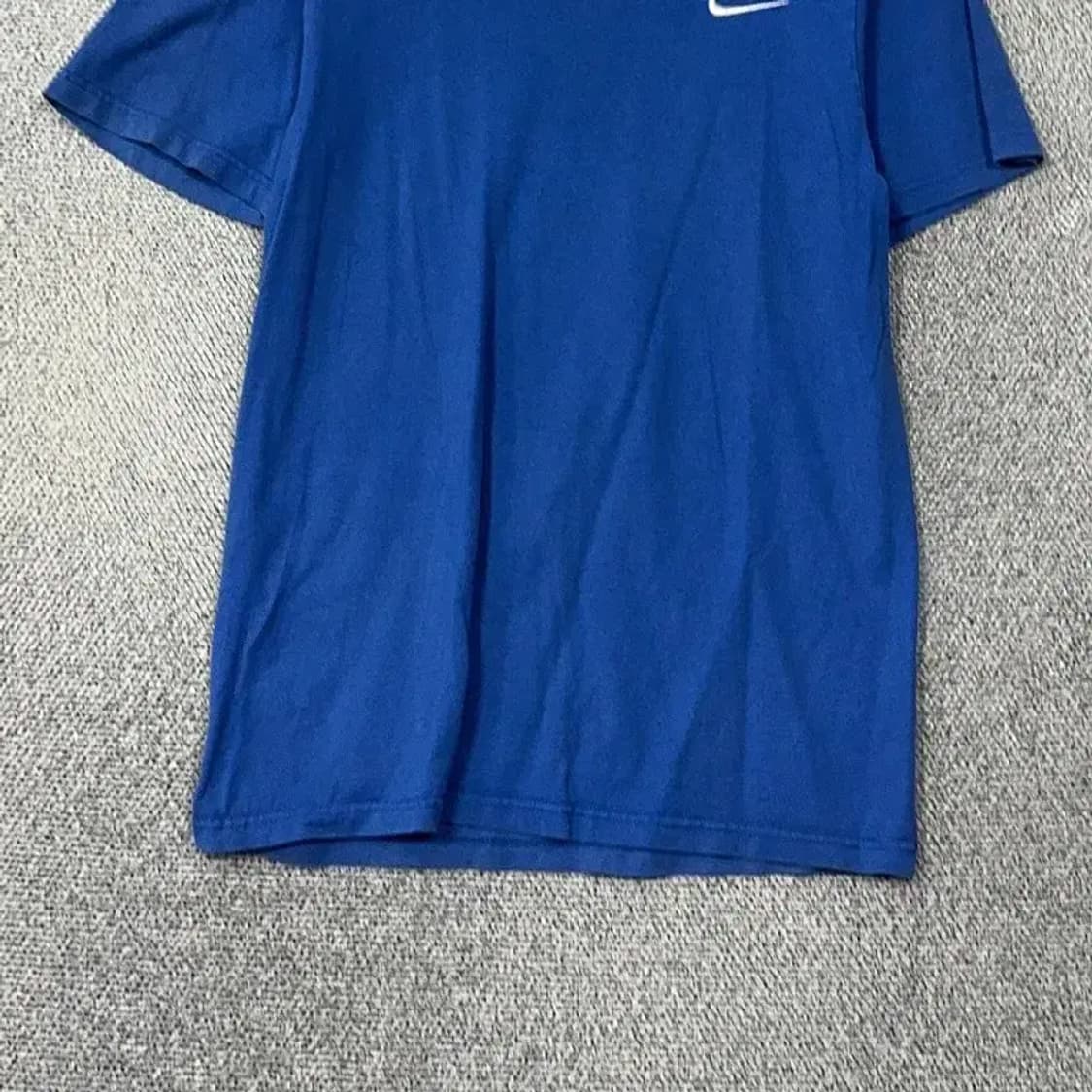 나이키 블루 로고 남성 캐주얼 반팔티 S 상품이미지4