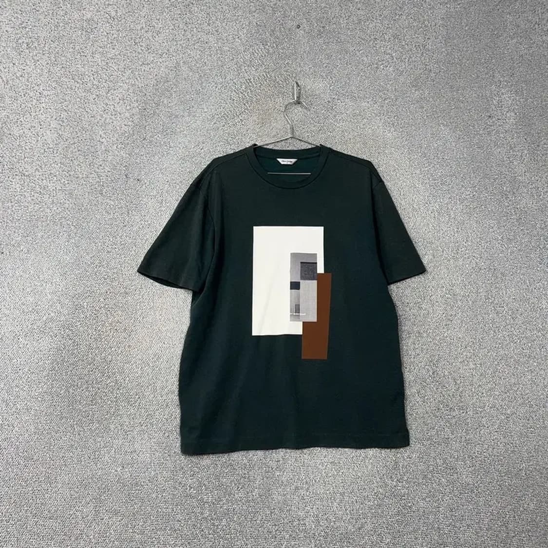 마인드브릿지 프린팅 블랙 반팔 티 105 상품이미지1