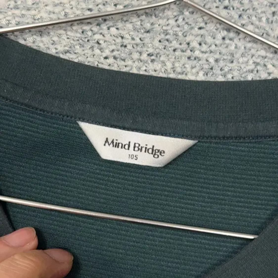 마인드브릿지 프린팅 블랙 반팔 티 105 상품이미지3