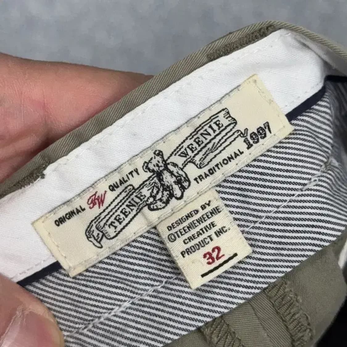 티니위니 카키 캐주얼 치노 반바지 32 상품이미지3