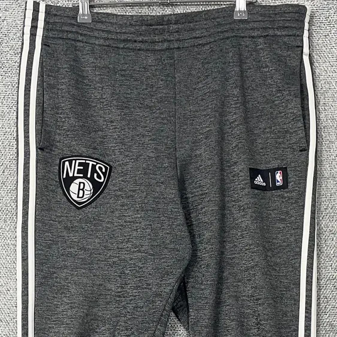 아디다스 그레이 NBA 브룩클린 남성 조거팬츠 105 상품이미지3