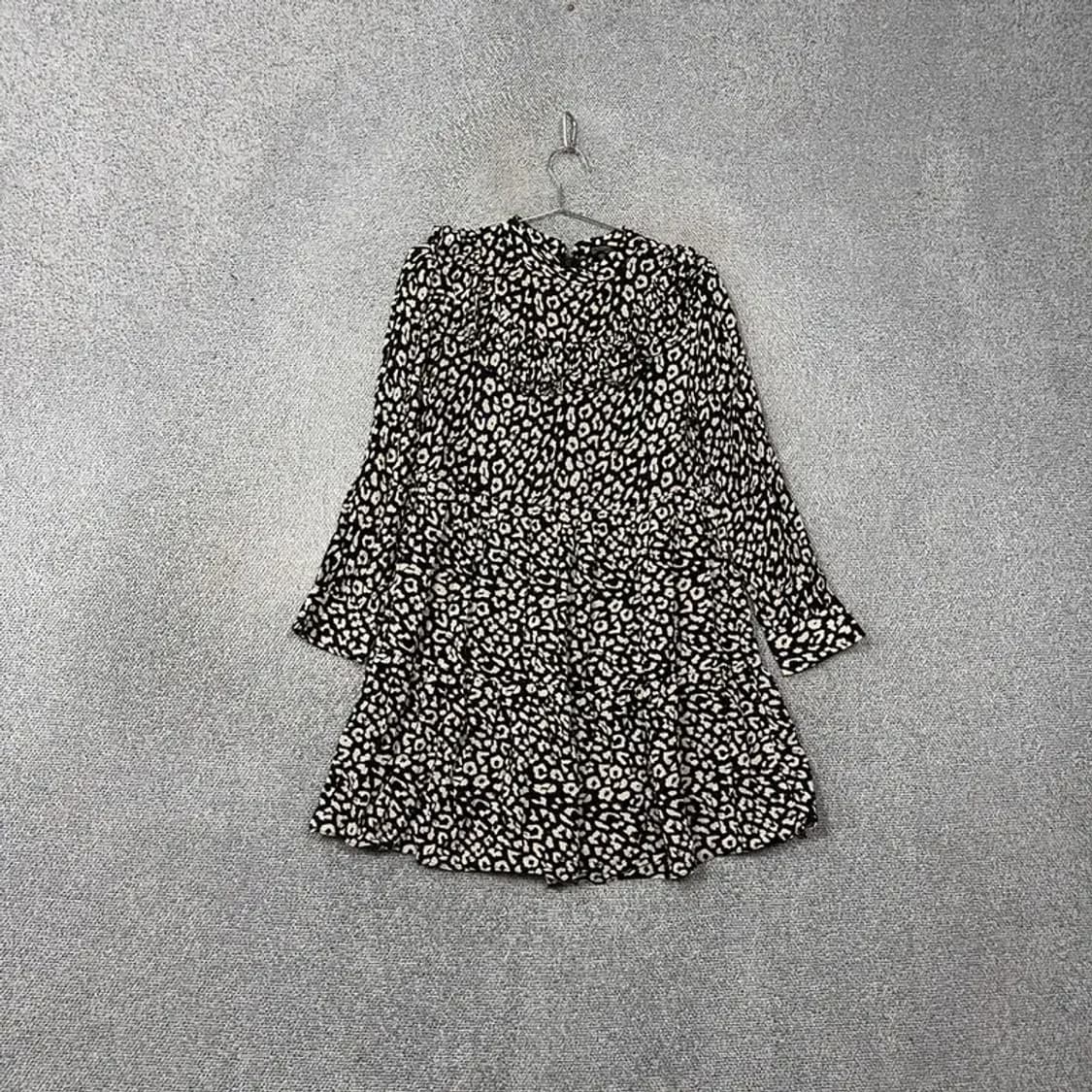 자라 애니멀 패턴 여성 비스코스 원피스 S 상품이미지1