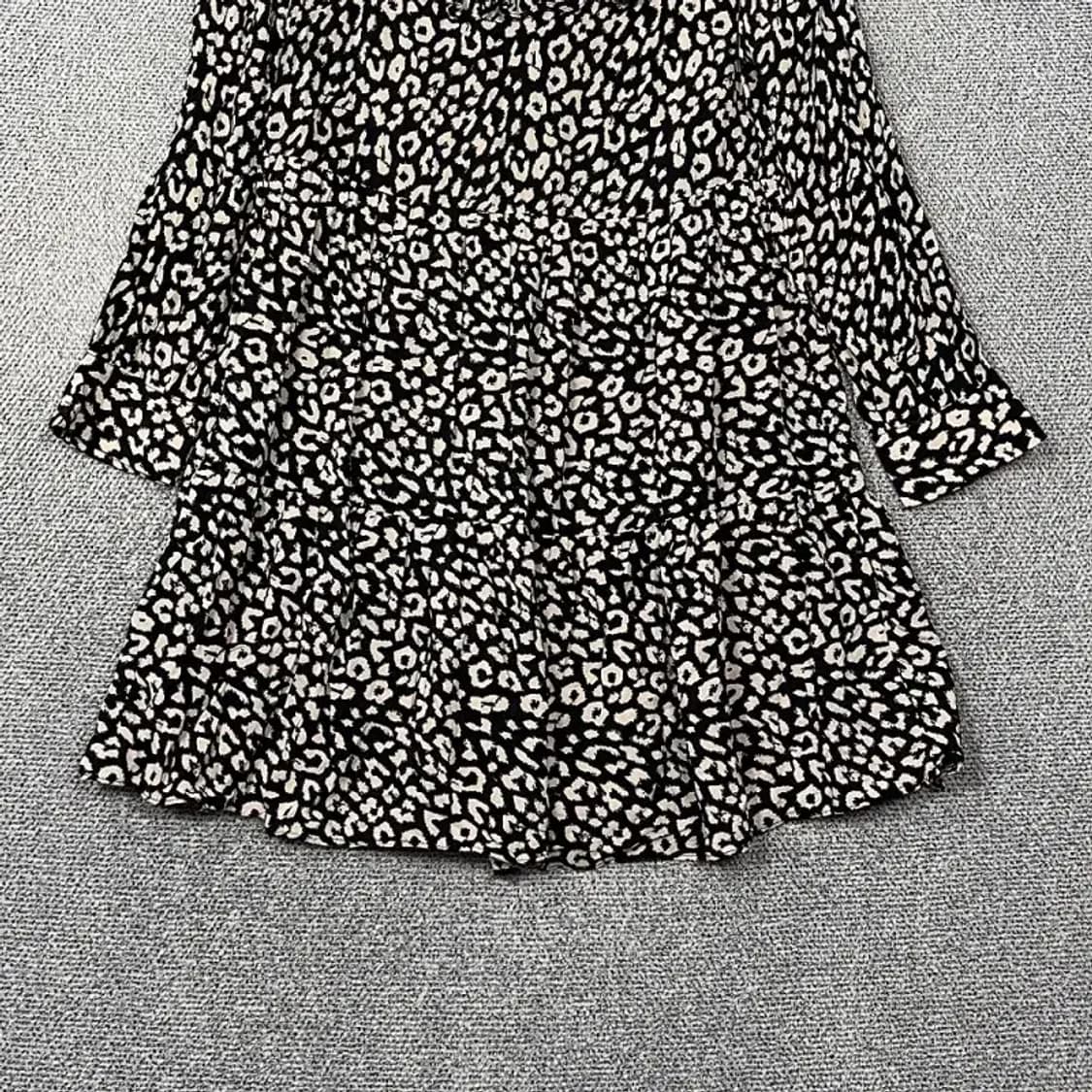 자라 애니멀 패턴 여성 비스코스 원피스 S 상품이미지4