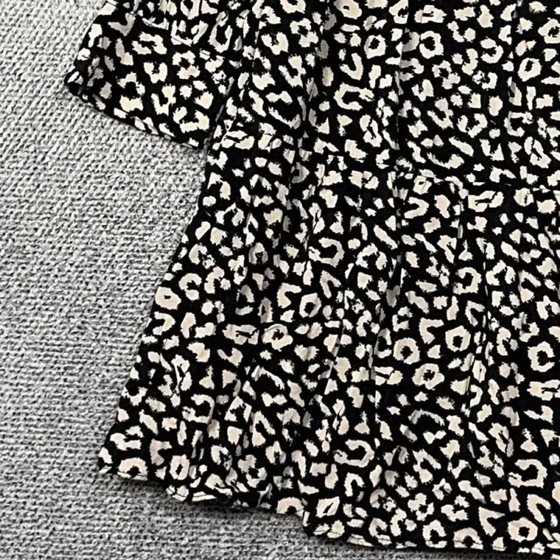 자라 애니멀 패턴 여성 비스코스 원피스 S 상품이미지5