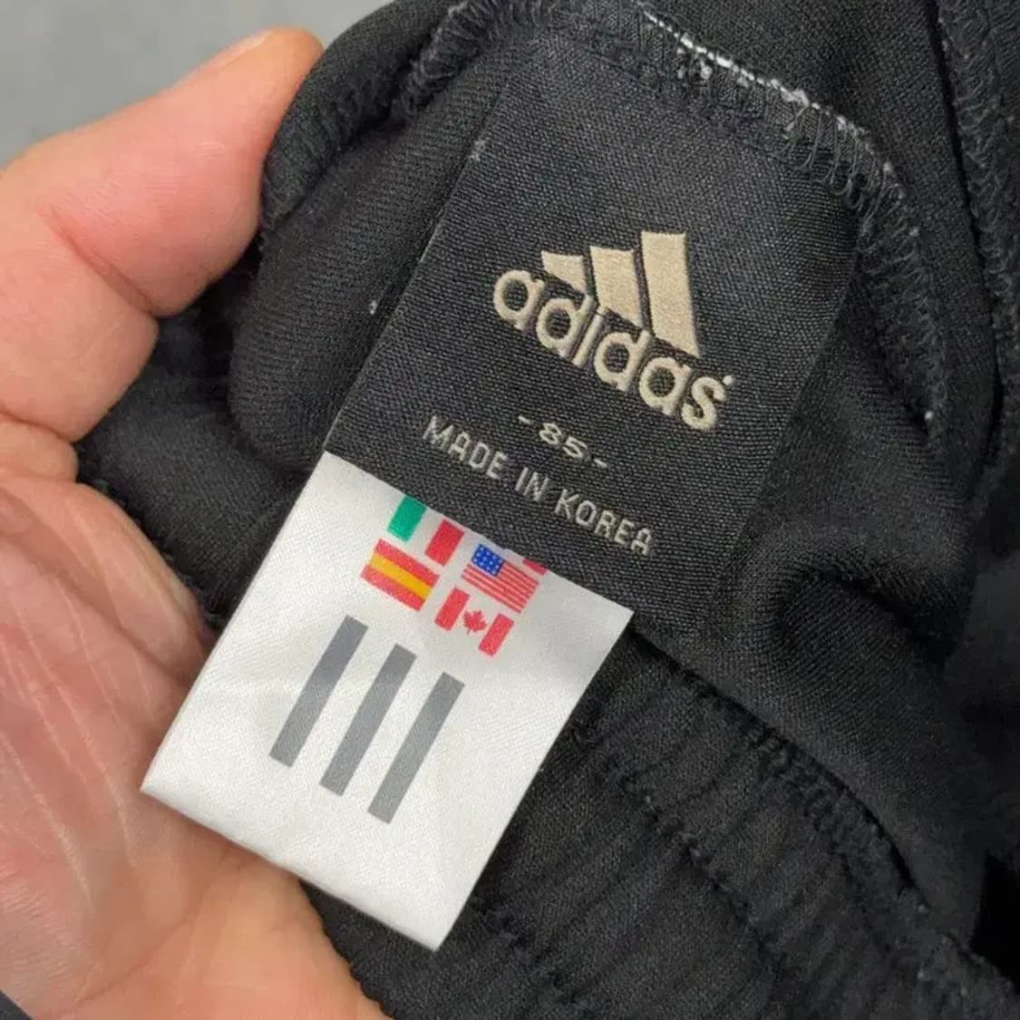 아디다스 블랙 로고 여성 트레이닝 팬츠 85 상품이미지6