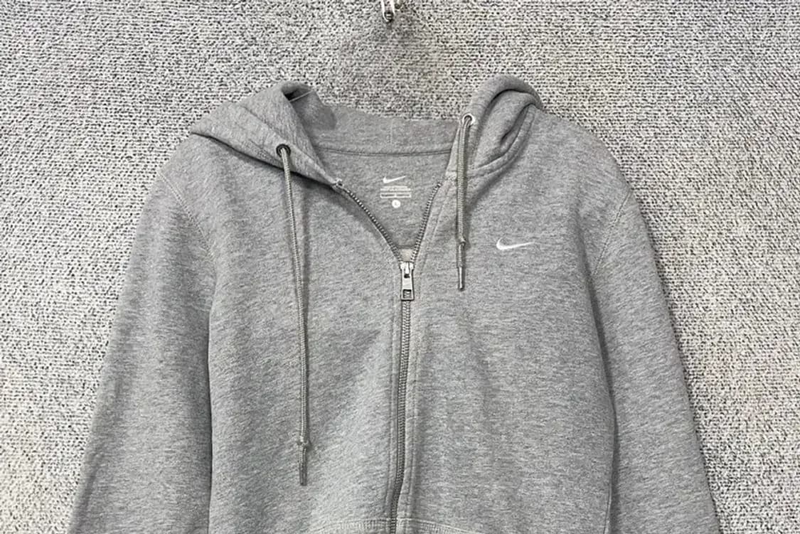 나이키 라이트 그레이 로고 후드집업 L 상품이미지3