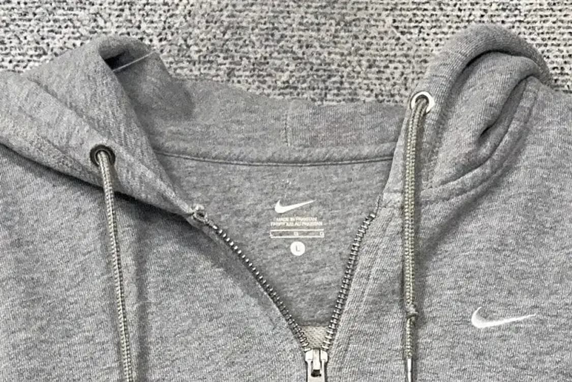 나이키 라이트 그레이 로고 후드집업 L 상품이미지5