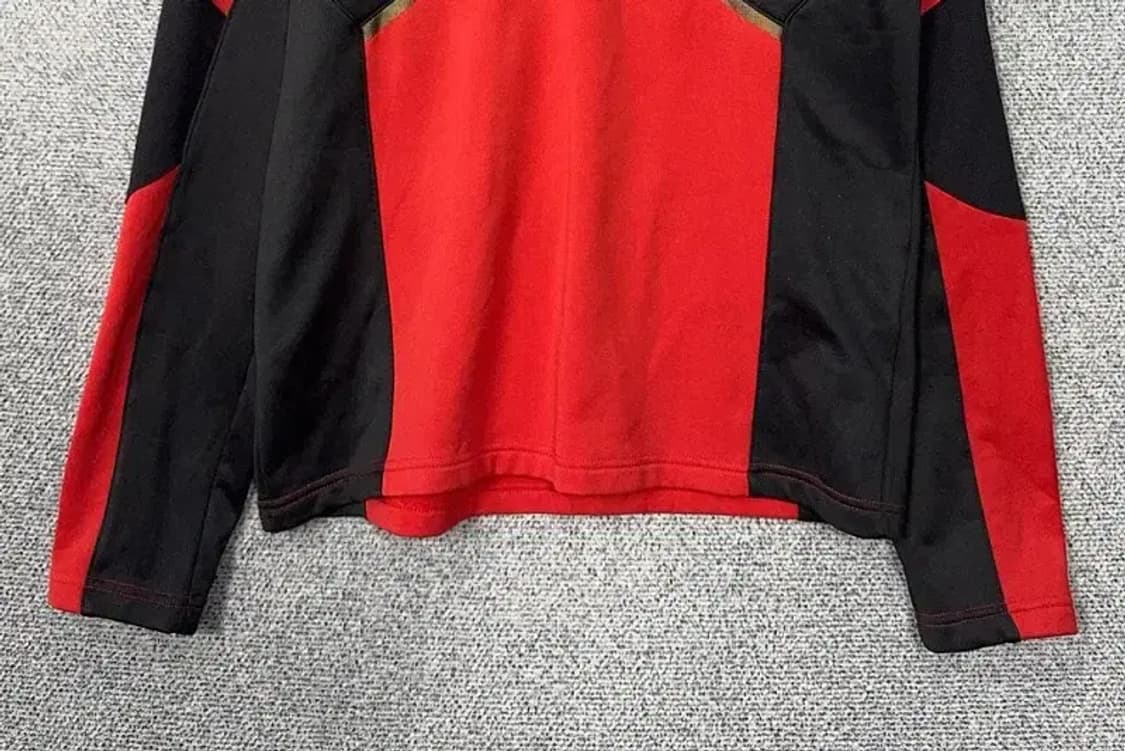 코오롱 레드 로고 등산 기능성 반집업 긴팔 100 상품이미지4