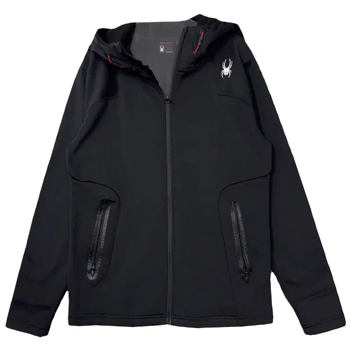 스파이더 블랙 로고 기능성 후드집업 M 상품이미지1