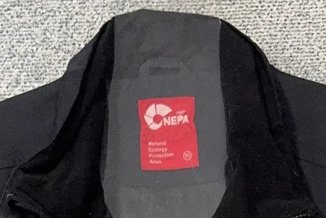 네파 블랙 로고 바람막이 95 상품이미지5