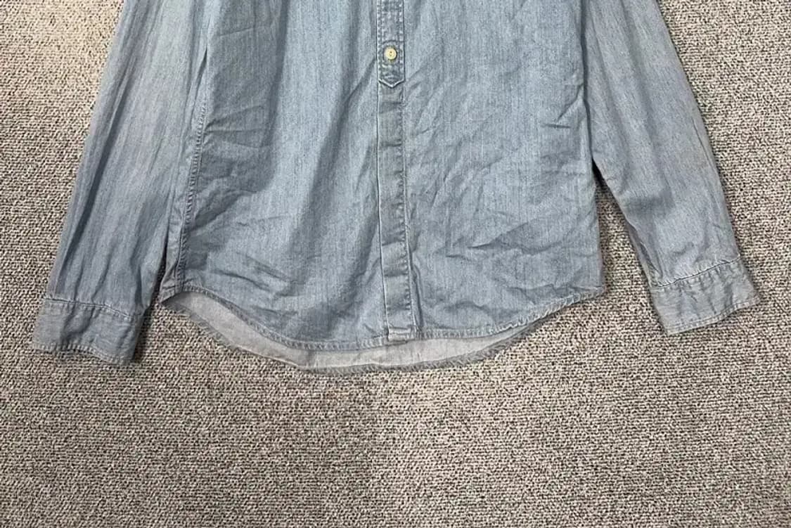 라코스테 로고 포켓 데님 셔츠 S 상품이미지4