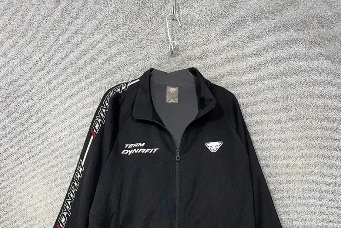 다이나핏 블랙 로고 기능성 집업 저지 XL 상품이미지3