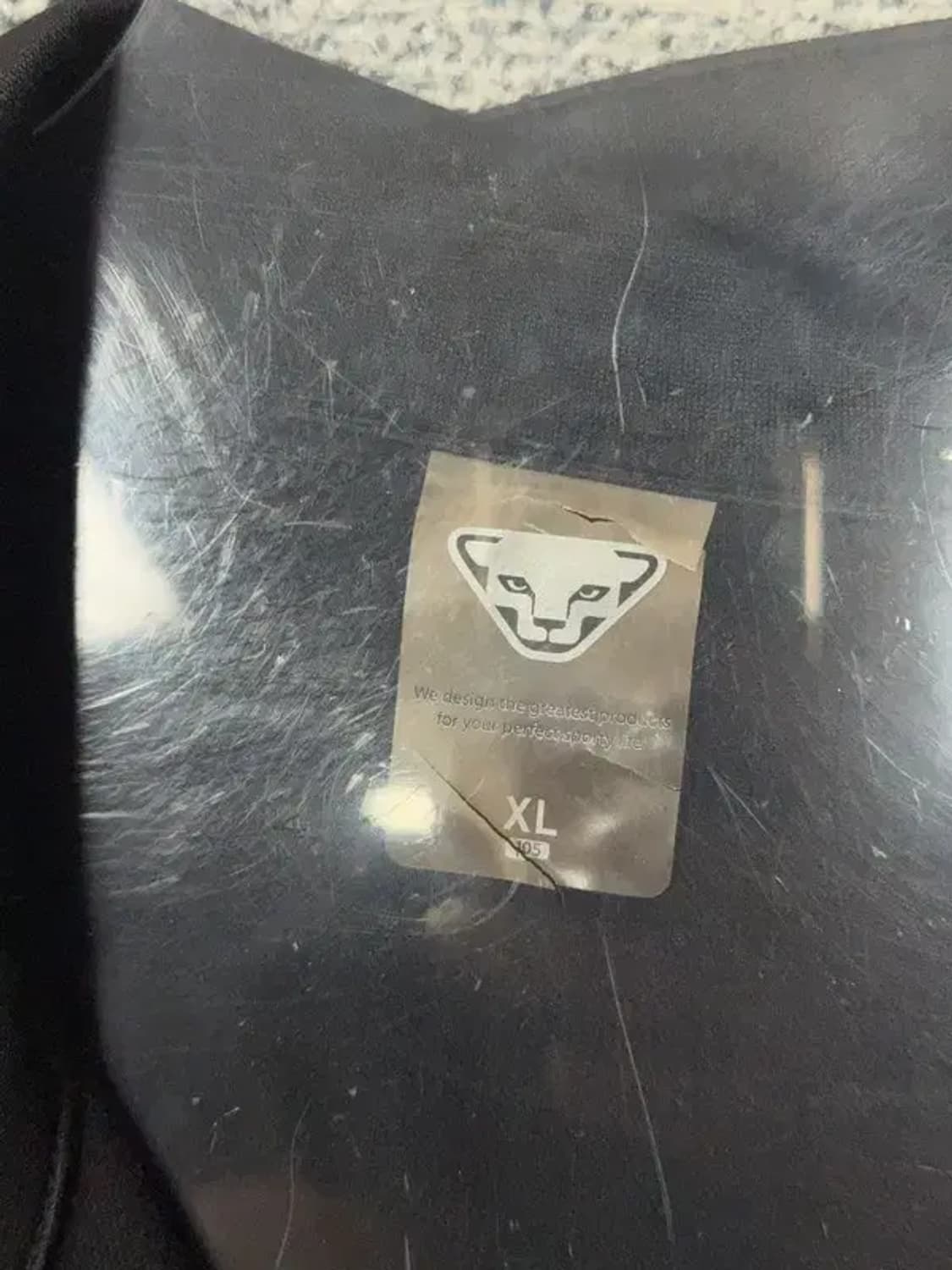 다이나핏 블랙 로고 기능성 집업 저지 XL 상품이미지6