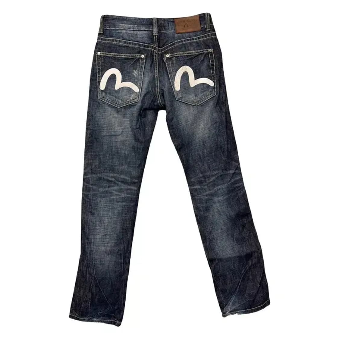 에비수 워싱 빈티지 백로고 청바지 030 상품이미지2