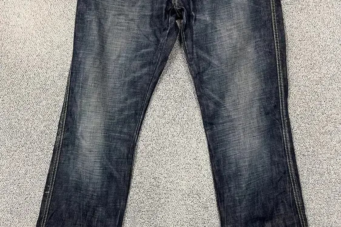 에비수 워싱 빈티지 백로고 청바지 030 상품이미지4