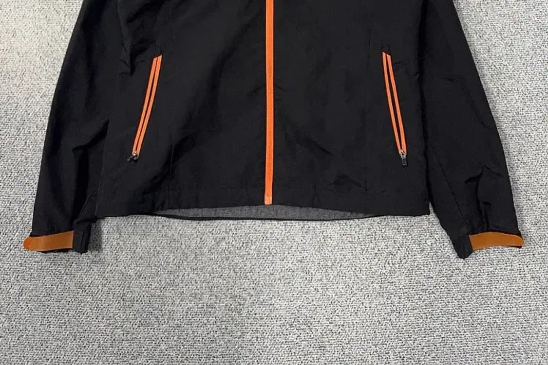 푸마 블랙 그레이 로고 투톤 기능성 후드 바람막이 M 상품이미지4