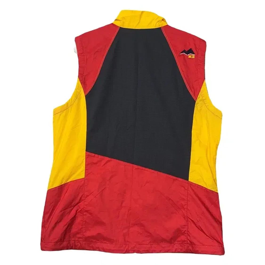 K2 옐로우 로고 기능성 바람막이 조끼 100 상품이미지2