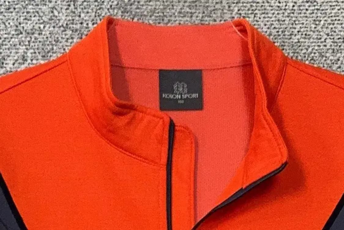 코오롱 오렌지 등산 기능성 반집업 긴팔 100 상품이미지5