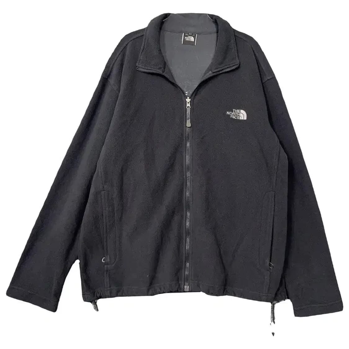 노스페이스 블랙 로고 플리스 후리스 집업 105 상품이미지1