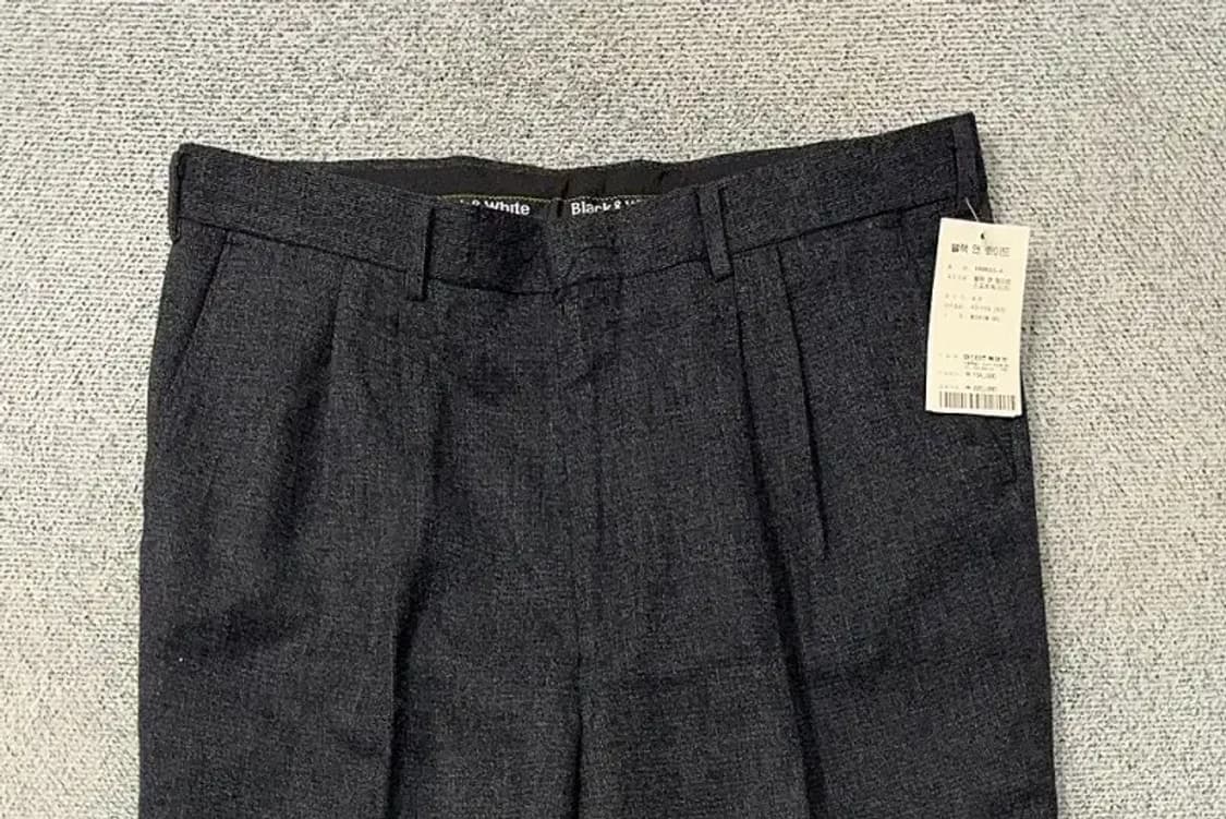 [새상품]BLACK&WHITE 그레이 바지 93-109 (93) 상품이미지3