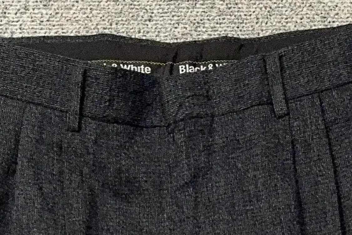 [새상품]BLACK&WHITE 그레이 바지 93-109 (93) 상품이미지6