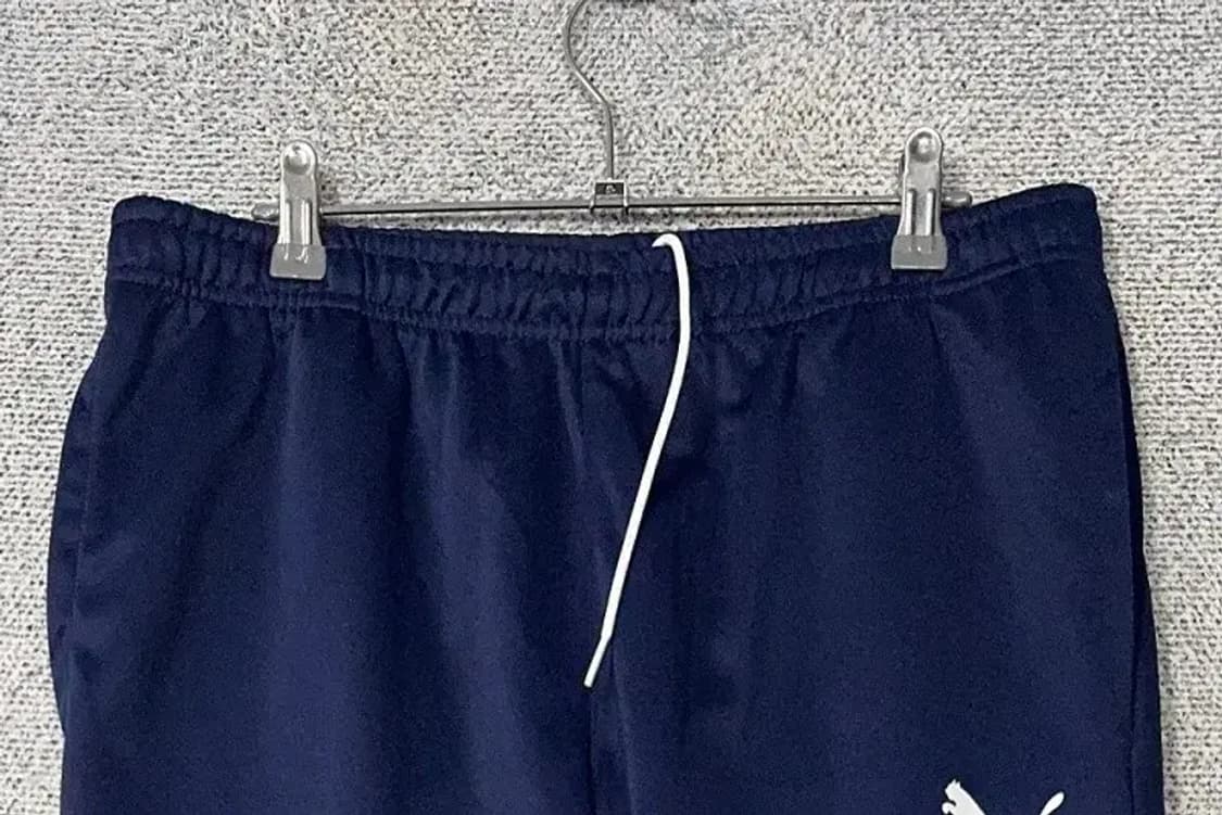 푸마 네이비 로고 기능성 조거팬츠 L 상품이미지3