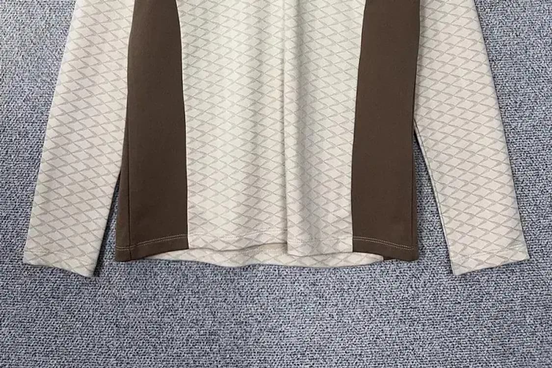 코오롱 크림 등산 기능성 반집업 긴팔 95 상품이미지4