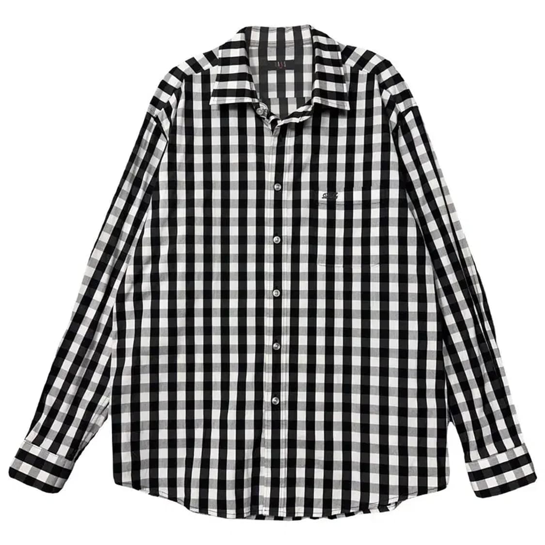 닥스 체크 블랙 캐주얼 남성 셔츠 105 상품이미지1