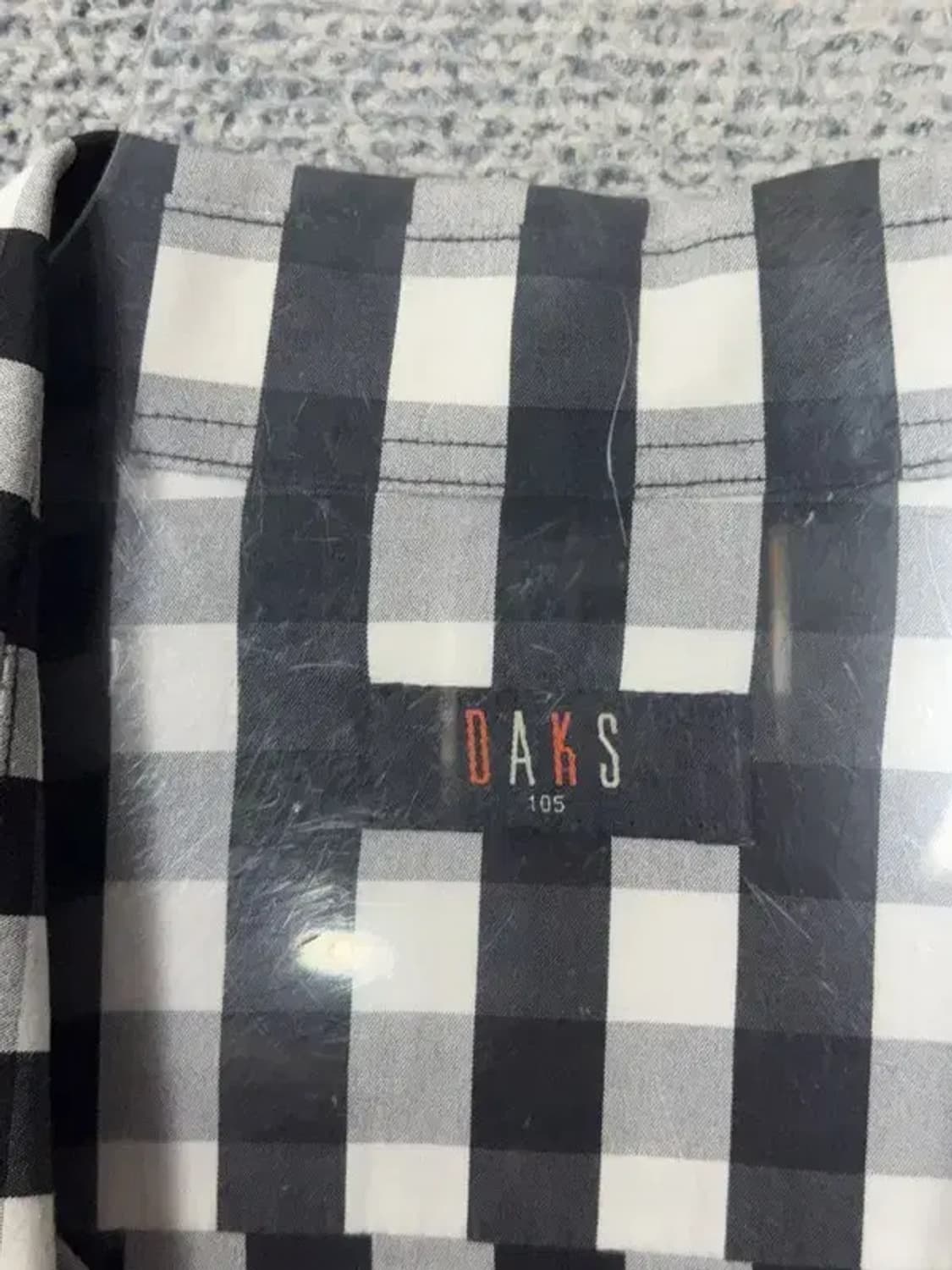 닥스 체크 블랙 캐주얼 남성 셔츠 105 상품이미지7