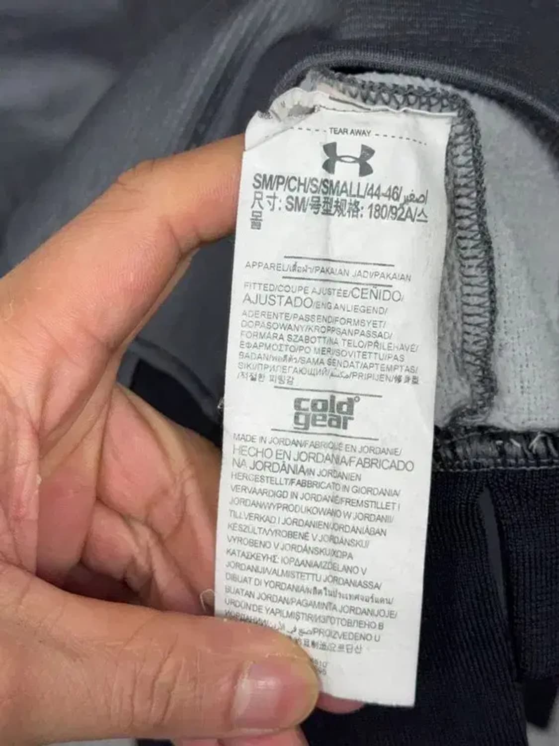 언더아머 그레이 기능성 반집업 후드티 SM/P/CH 상품이미지8