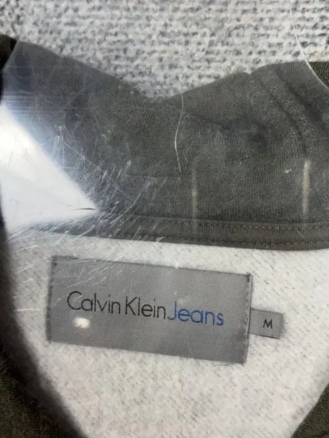 캘빈클라인 프린팅 카키 후드티 M 상품이미지7