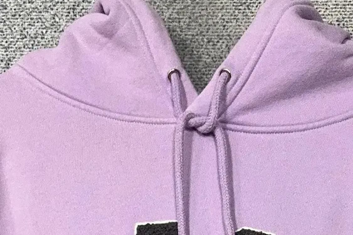 OIOI 5252 로고 라이트 퍼플 후드티 M 상품이미지5