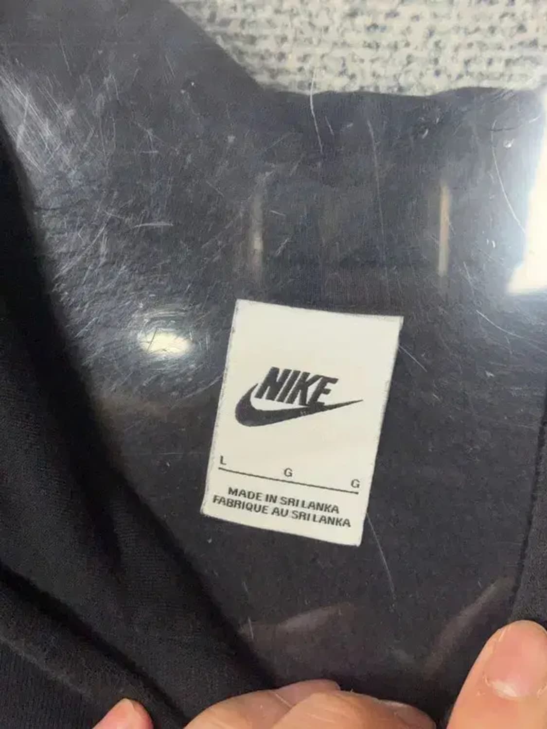 나이키 블랙 로고 후드티 L 상품이미지7