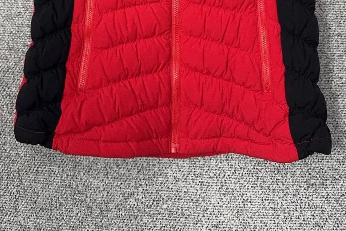 타이틀리스트 구스다운 레드 패딩 조끼 S 상품이미지5