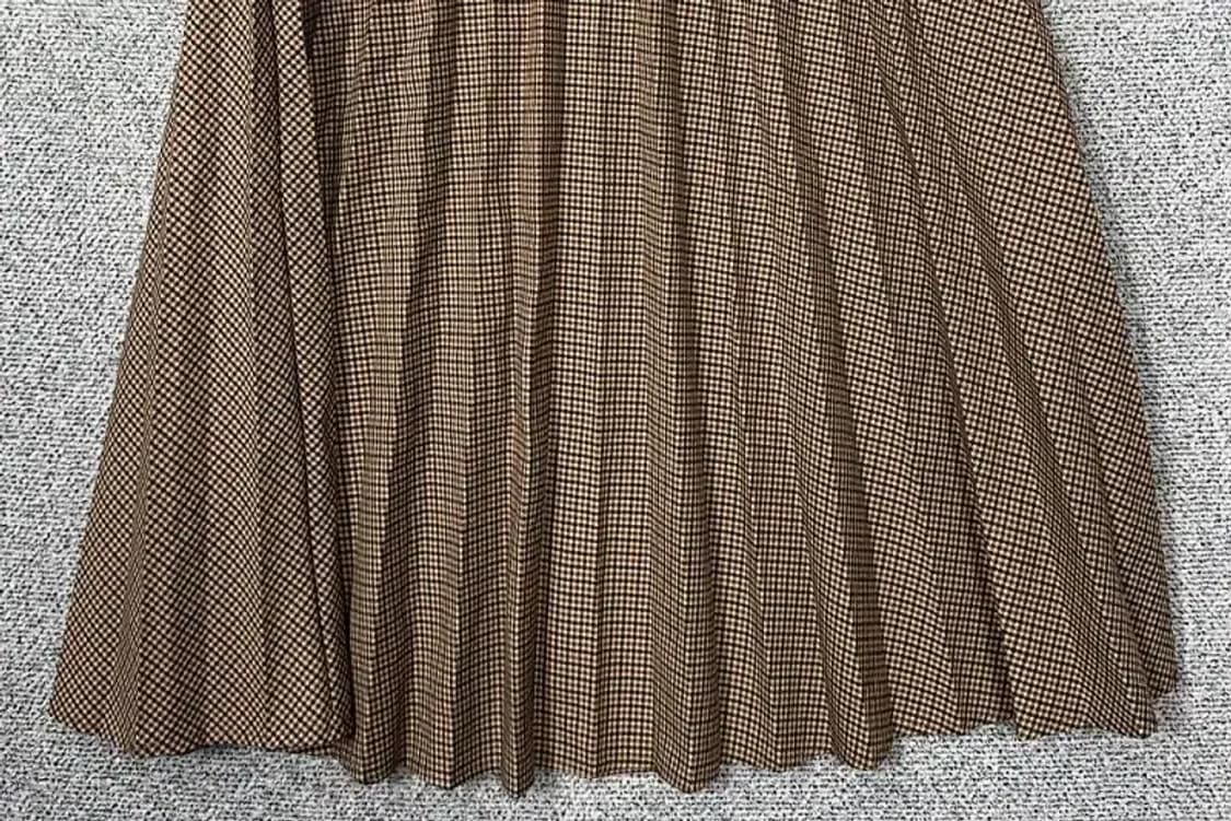 자라 체크 브라운 롱스커트 XS 상품이미지4