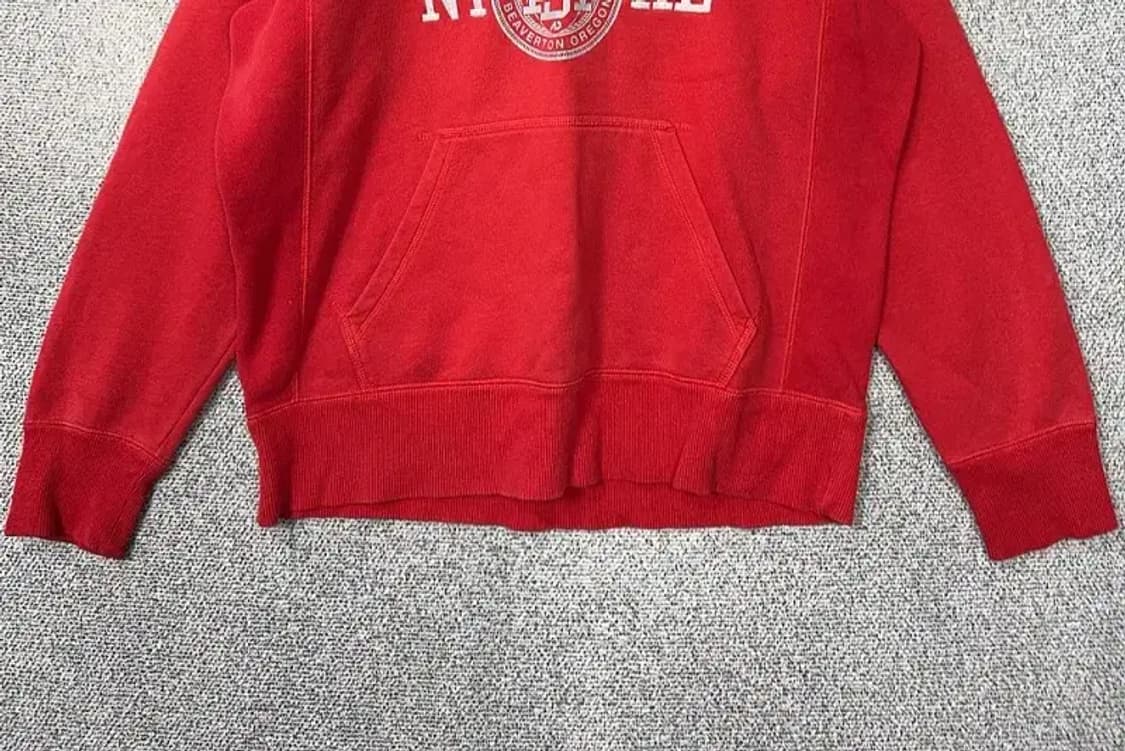 나이키 빈티지 프린팅 레드 후드티 G 상품이미지4