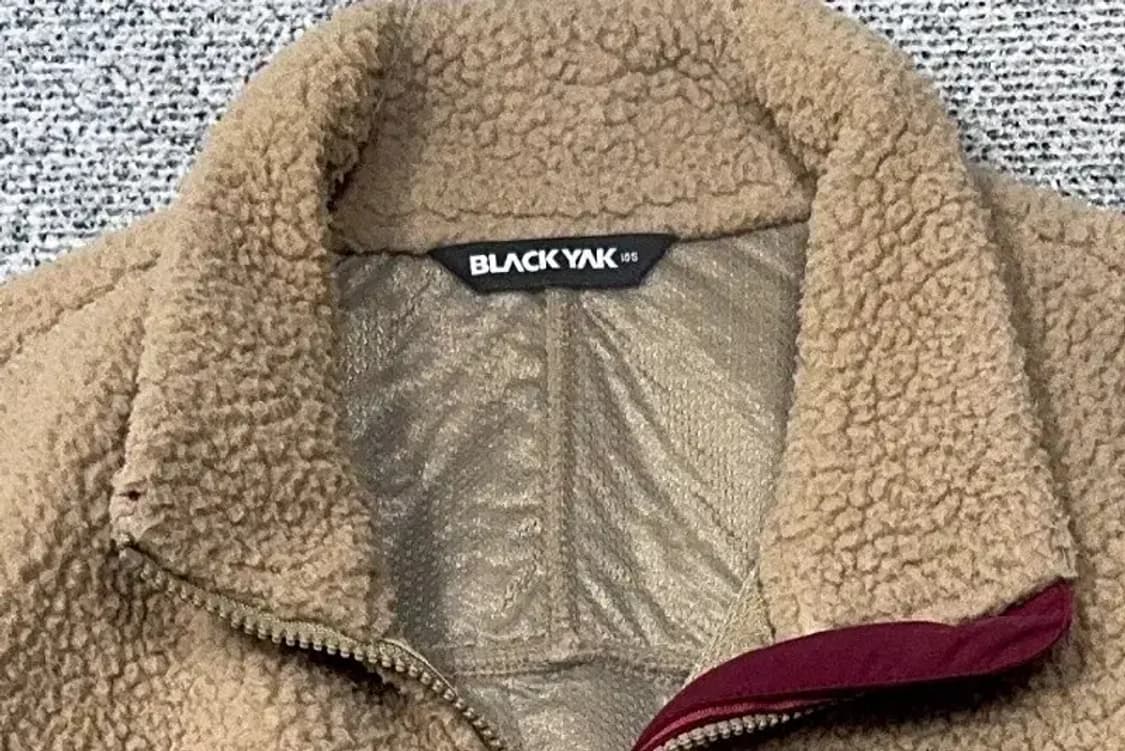 블랙야크 베이지 양털 뽀글이 후리스 자켓 105 상품이미지5