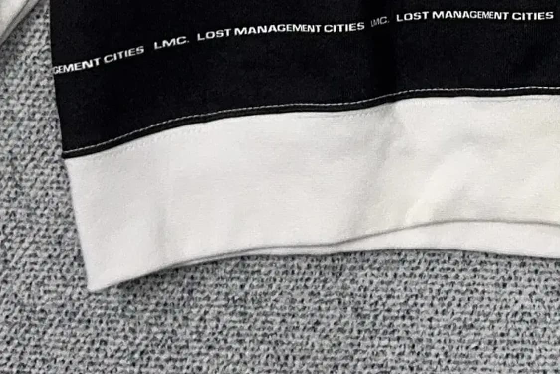 엘엠씨 스트라이프 블랙 맨투맨 S 상품이미지6