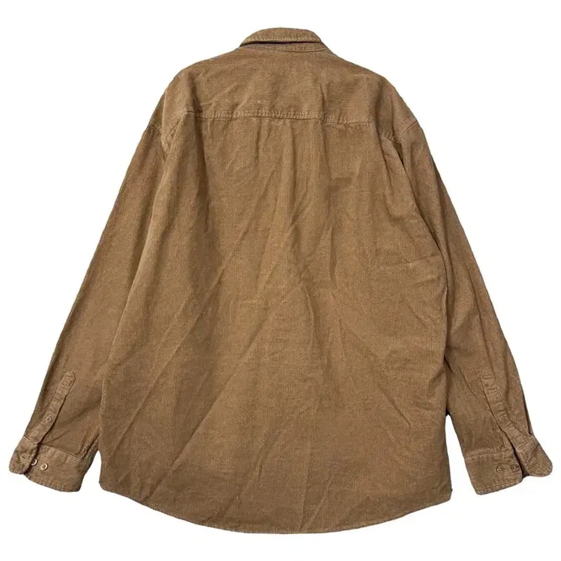 무신사스탠다드 브라운 코듀로이 오버 사이즈 셔츠 2XL 상품이미지2