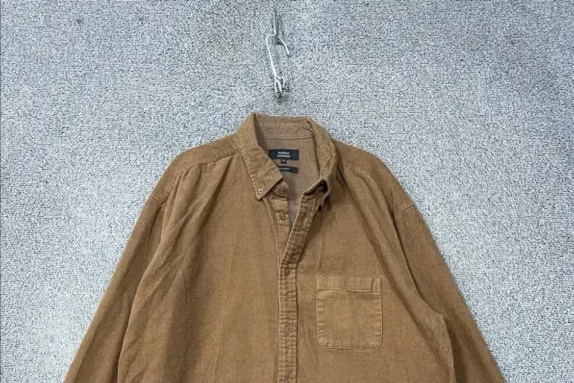 무신사스탠다드 브라운 코듀로이 오버 사이즈 셔츠 2XL 상품이미지3