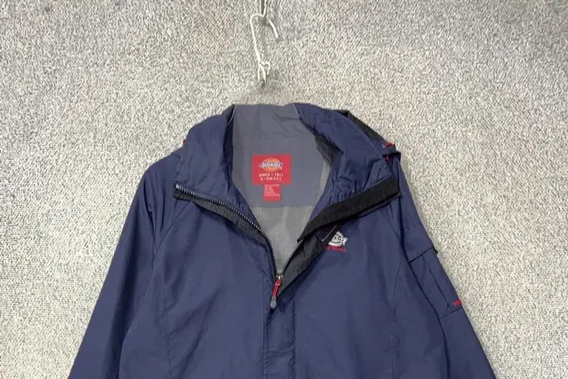 디키즈 네이비 로고 바람막이 X-SMALL 상품이미지3