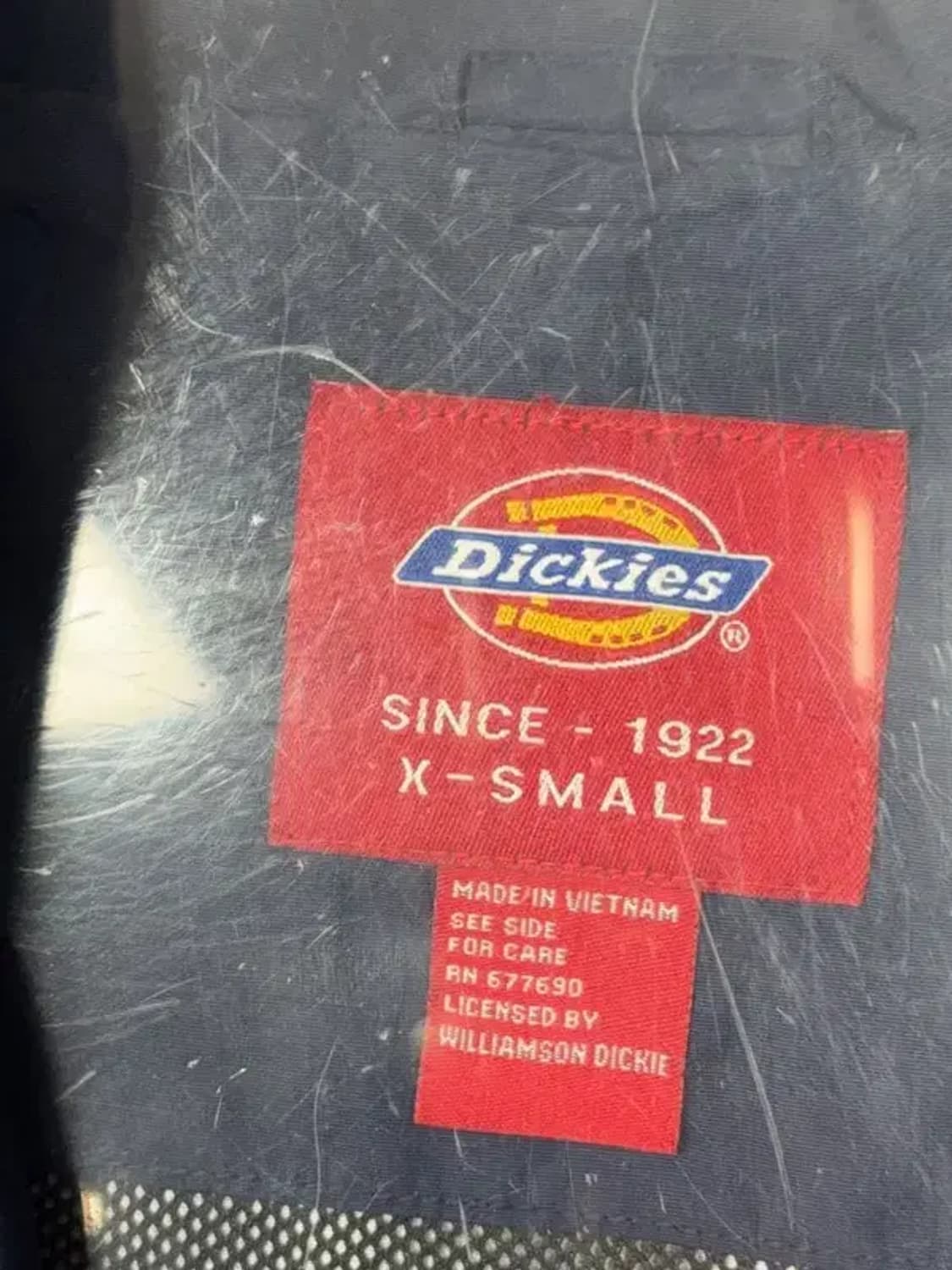 디키즈 네이비 로고 바람막이 X-SMALL 상품이미지7